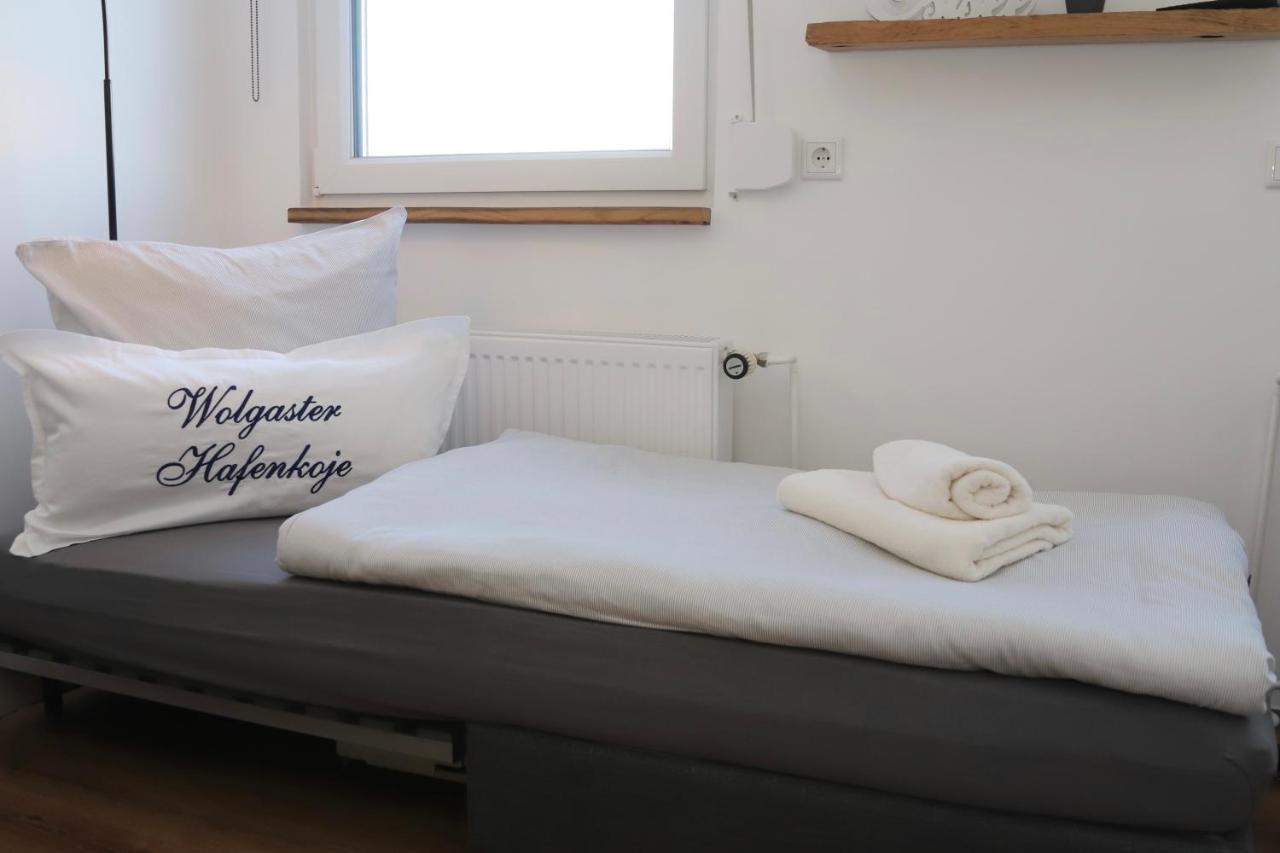 Appartamento Hafenkoje Zum Anker Wolgast Esterno foto
