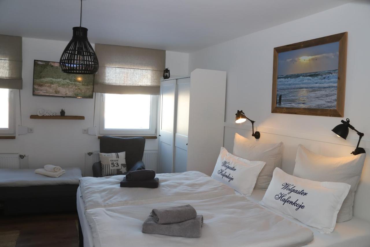 Appartamento Hafenkoje Zum Anker Wolgast Esterno foto