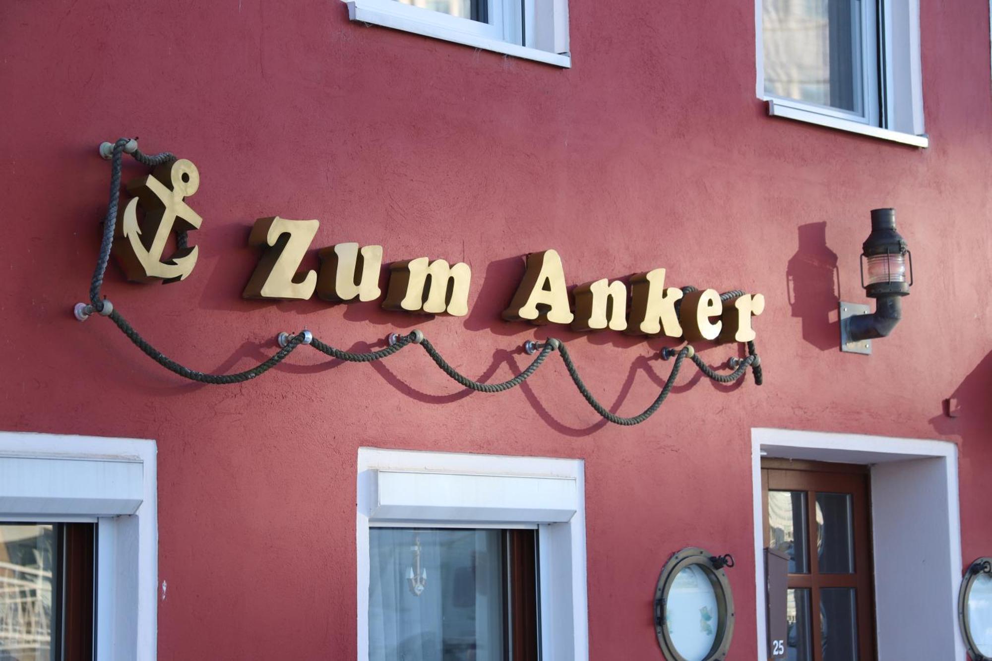 Appartamento Hafenkoje Zum Anker Wolgast Esterno foto